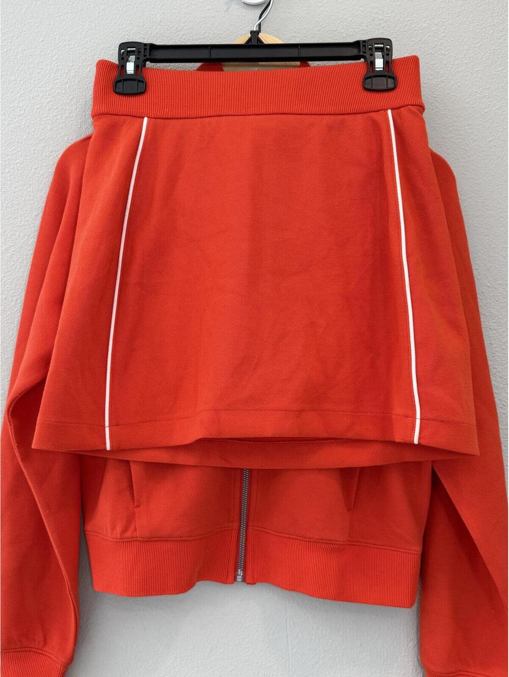 SPANX Matching Set; AirEessentials Pique Track with Skirt, Orange; Women's Small - Picture 3 of 9